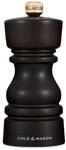Cole & Mason H233016 London Pfefferm&uuml;hle, mit Einstellbarem Mahlwerk, Schokolade