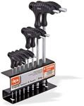 DEMA Innensechskantschl&uuml;ssel Set 8-tlg ITD, CV-Stahl T-Griff, ergonomisch,