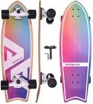 Apollo Surfskate pro Board | midi Longboard f&uuml;r Erwachsende, Kinder mit hochwertiger