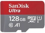SanDisk Ultra 128GB 140MB/s microSDXC UHS-I Speicherkarte SDSQUAB-128G-GN6MN