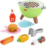 Fisher-Price Spielzeug f&uuml;r Kleinkinder, Camping-Freunde Grill-Spielset, 14-teiliges