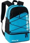 Erima Unisex CLUB 5 Multifunktionsrucksack mit Bodenfach (723574), curacao/schwarz, 1