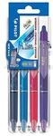 Pilot Pen 2270SG4N - FriXion Clicker, Mine 0.7 mm, 4er Set, Mehrfarbig