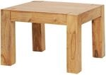 FineBuy Couchtisch Akazie Massivholz 60x60 cm &middot; Quadratischer Wohnzimmertisch...