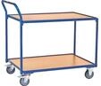 Fetra Tischwagen 2744, aus Metall & Holz, mit 2 Etagen, Tragkraft 300kg, 1000 x...