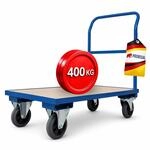 PROREGAL Transportwagen Handwagen Materialwagen | HxBxL 102x60x98cm | Traglast...