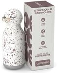 ASOBU Bestie Kindertrinkflasche mit Strohhalm &ndash; Isolierte Edelstahlflasche...