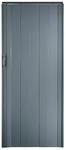 h&s Faltt&uuml;r/Schiebet&uuml;r Grau H. 202 cm B. bis 84 cm Neu mit Doppelwandprofil...