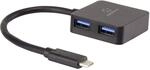 Renkforce RF-3754006 USB-Hub 4 Port USB-A USB 3.0 5 GBit/s Schwarz