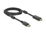 Delock Aktives DisplayPort 1.2 zu HDMI Kabel 4K 60 Hz 3 m