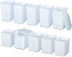 BRB Set mit 10 Vorratsdosen in Gastronomiequalit&auml;t, 5X 2 Liter, 5X 3 Liter, mit