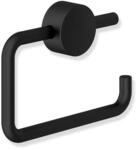 HEWI WC Papierhalter (schwarz matt pulverbeschichtet, Toilettenpapierhalter