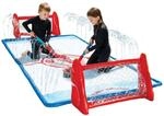 Wham-O Slip N Slide Wasser-Kniehockey-Set mit 2 aufblasbaren Toren, 2...