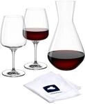 LEONARDO HOME Weinset CESTI (3er Set) inkl. Poliertuch &bull; Sp&uuml;lmaschinenfestes