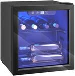 HOMCOM Weink&uuml;hlschrank 12 Flaschen 36 Liter Getr&auml;nkek&uuml;hlschrank Klein,...