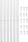 VEVOR Regalpilaster, 923 mm, 6er-Pack, verstellbare Regalhalterungen aus Stahl,