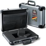 TitanCase M - Alukoffer 40x30x10 cm mit W&uuml;rfelschaum, Universalkoffer,