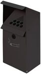 PROREGAL Gro&szlig;volumiger Wandascher mit Schutzdach | 3,7 Liter, HxBxT 41x18x15cm 