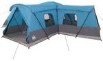 vidaXL Zelt f&uuml;r 16 Personen mit Dach Blau 680 x 510 x 210 cm, Garten &...