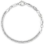 Copenhagen STUDIOS Armband Unisex - silber - Gliederarmband aus poliertem...