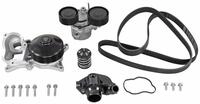 VAICO V20-50103-BEK Wasserpumpe + Zahnriemensatz mit Spannarm Spannrolle mit