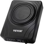 VEVOR Untersitz Auto Subwoofer 300 W schlanker Auto Subwoofer mit Stromversorgung,