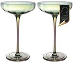 Intirilife 2er Set Martinigl&auml;ser Champagnerschalen 140 ml &ndash; Coupe...