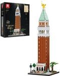 Reobrix Bauset f&uuml;r Erwachsene YS-55013 Venedig Wahrzeichen Turm San Marco...