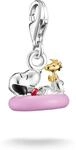 THOMAS SABO Charm Snoopy Woodstock und Schwimmring 925 Silber 2244-427-7