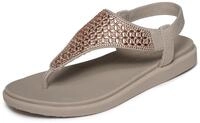 Skechers Damen Meditation Luxe - Hooded Geo Embellished Turnschuhe, Taupe, 40 EU