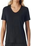 Schiesser Damen Schlafshirt Kurzarm Modal - Mix + Relax