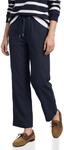Street One Straight Leg Hose mit Turn-Up-Detail deep Blue 34