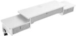 Duronic DD4 WE Schreibtischaufsatz, Schreibtisch Regal mit Tischklemmen 120 x...