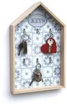 DENK Schl&uuml;sselkasten Wei&szlig; Holz Keys 32594 Schl&uuml;sselbox Schl&uuml;sselschrank...