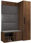 Mirjan24 Garderoben-Set Mapreni II, Schuhschrank + Kleiderhakenbrett +...