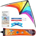 HQ Lenkdrachen Breezo Rainbow Allround ab 12 Jahren f&uuml;r Erwachsene und Kinder