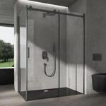 doporro Duschkabine mit Schiebet&uuml;r Eckdusche 80x130x195cm Duschabtrennung