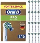 Oral-B Aufsteckb&uuml;rsten PRO CrossAction, Wei&szlig;, 16 St&uuml;ck