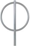 TRUTZHOLM Fahrradanlehnb&uuml;gel 115 x 76 cm Stahl pulverbeschichtet &Oslash; 60 mm zum
