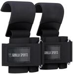 GORILLA SPORTS&reg; Zughilfen - mit Haken aus Stahl, 7mm mit Neopren und...