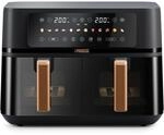 Princess Doppel-Hei&szlig;luftfritteuse 9L 3100W &ndash; Zwei Garzonen mit