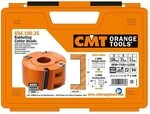 CMT Cabezal portacuch. para galces en hm d=100x50 f=35, 5 V, Grau, 694.100.35