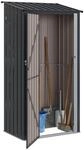 vidaXL Gartenh&uuml;tten Anthrazit 103 x 74 x 200 cm Metall, Garten- und