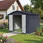 Albatros Ger&auml;tehaus XL | Anthrazit RAL 7016 | 165x86x174cm (8,5 m&sup3;) |...