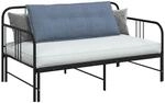 vidaXL R&uuml;ckenkissen Blau 120 x 50 cm Cordstoff, Wohnzimmer, rechteckiges...