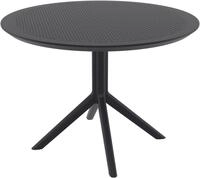 CLP Gartentisch wetterfest stabil Sky, Bistrotisch rund &Oslash; 105 cm H&ouml;he 74 cm,