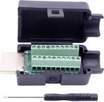 TRU Components HDMI Stecker, vertikal, T1904C104, Anzahl der Pole: 20, Schwarz,...