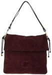 Coccinelle Leder Schultertasche Umh&auml;ngetasche Lidia Suede Le. / Smooth Le.