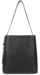 bugatti Aria Shopper f&uuml;r Damen, gro&szlig;e Schultertasche aus Kunstleder in schwarz
