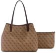 GUESS Shopper Victtoria 2 in 1 Tote Latte Logo/Brown hellbraun